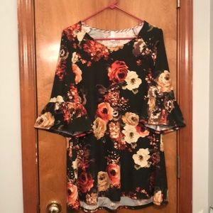 Floral tunic